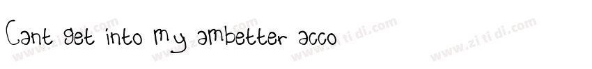 Cant get into my ambetter account字体转换